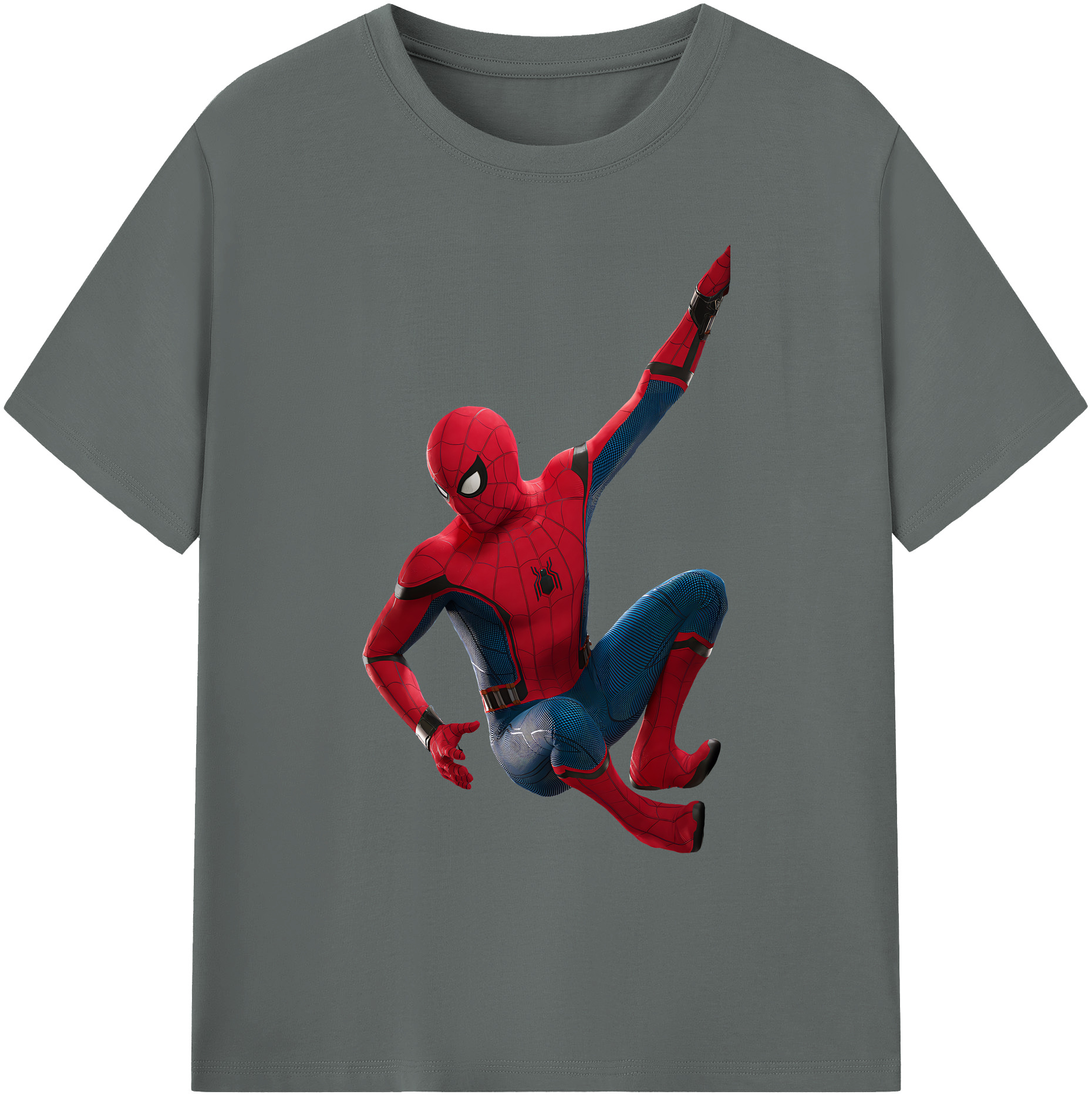 （画像用） Spider Man スパイダーマン 綿100％ メンズ半袖Tシャツ｜肌触りやわらか＆通気性